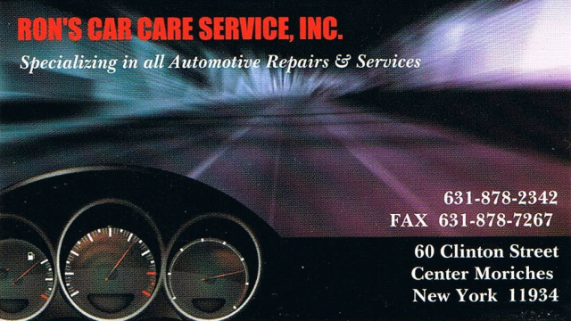 Ron’s Car Care Service, Inc.