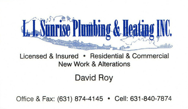 L.I. Sunrise Plumbing & Heating Inc.